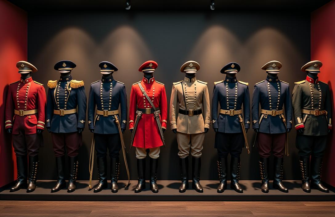Uniformes históricos para cine, TV y museos